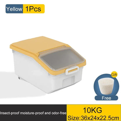 10KG Dry Food Dispenser – Airtight Storage Container with Lid